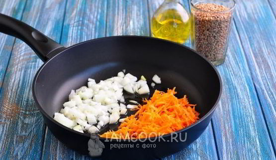 гречка с фаршем в духовке