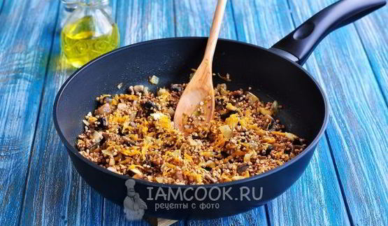 гречка с фаршем в духовке