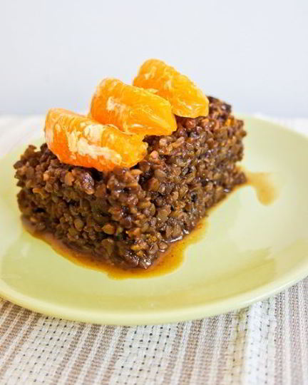 Рецепт гречки с финиками и апельсинами