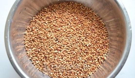 гречка с копчеными ребрышками