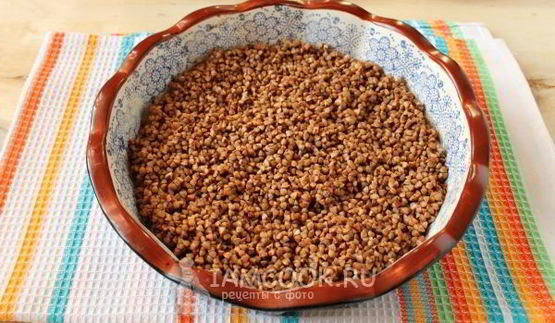 гречка с курицей в духовке с сыром