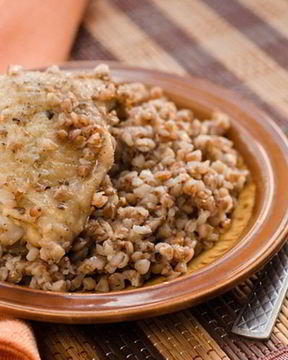 Гречка с курицей в духовке