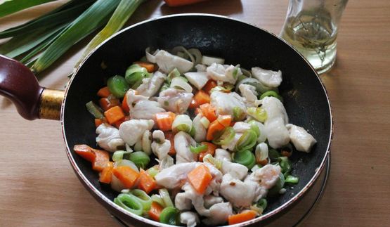 гречка с курицей в горшочке