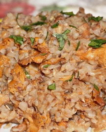 Рецепт гречки с лисичками и луком