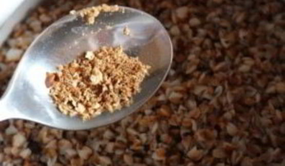 гречка с лисичками и луком