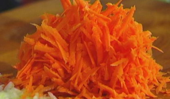 гречка с овощами, козьим сыром и белым вином