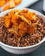 Гречка с печеной тыквой