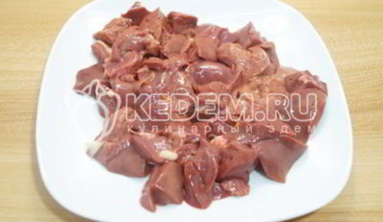 гречка с печенью