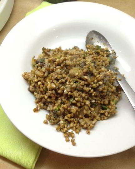 Рецепт гречки с шампиньонами