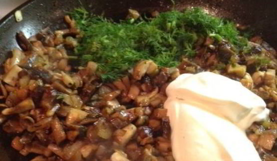 гречка с шампиньонами