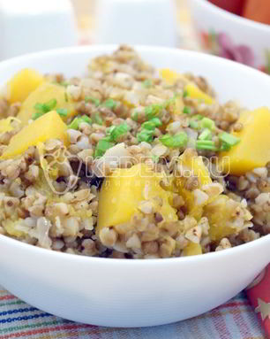 Гречка с тыквой