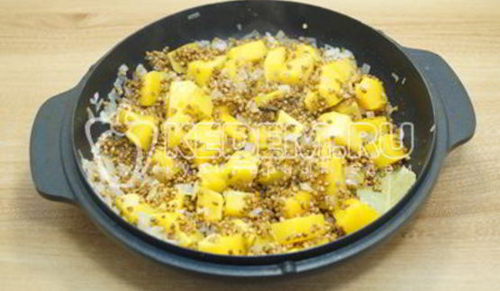 гречка с тыквой