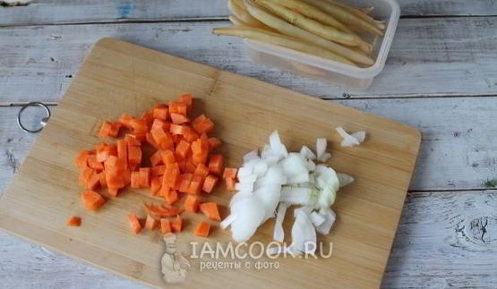 гречка со стручковой фасолью