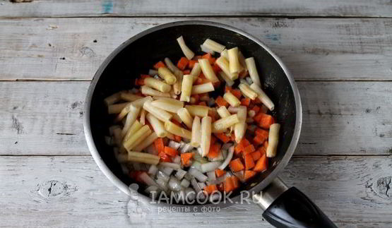 гречка со стручковой фасолью