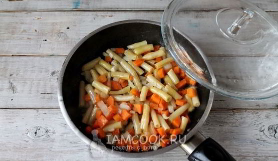 гречка со стручковой фасолью