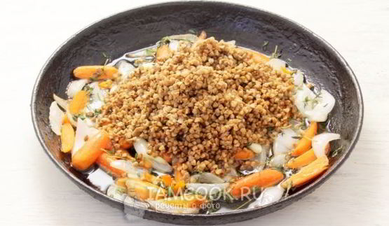 гречка со свининой в духовке