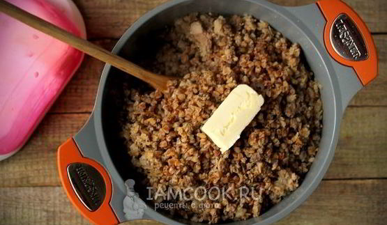 гречка со свиным фаршем