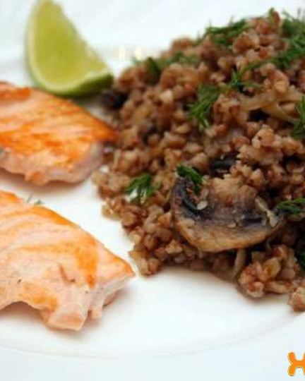 Рецепт гречневой каши с грибами