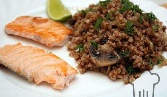 гречневая каша с грибами