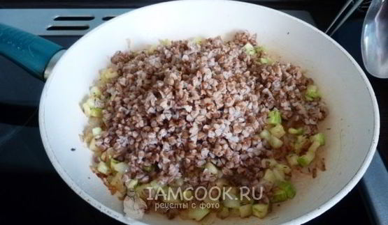 гречневая каша с кабачком