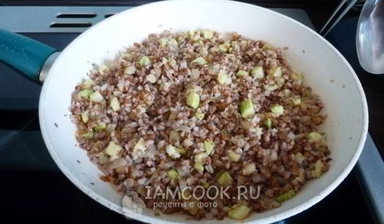 гречневая каша с кабачком