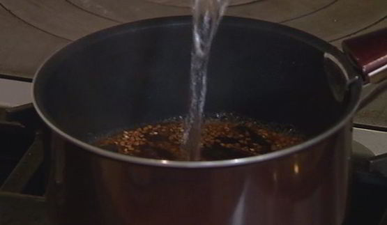 гречневая каша с курагой и грушей