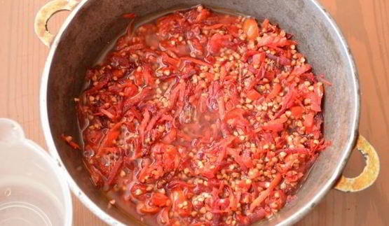 гречневая каша с овощами