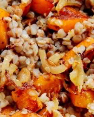 Гречневая каша с тыквой