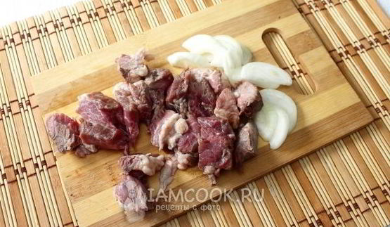 каша гречневая с мясом