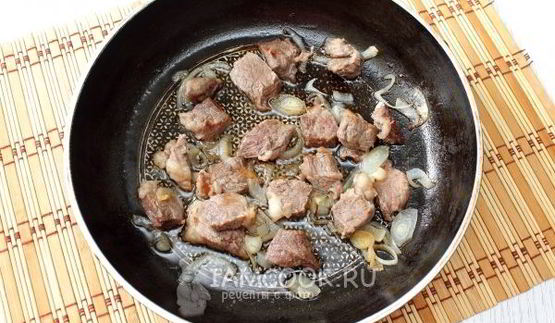 каша гречневая с мясом