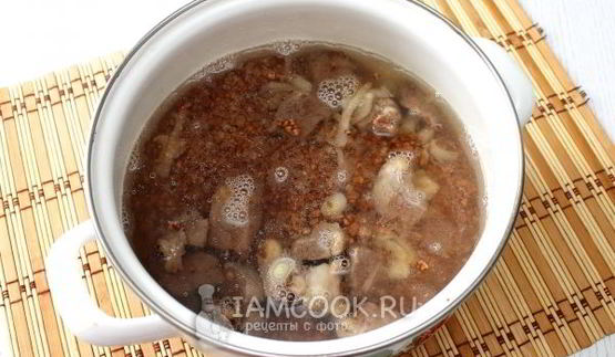 каша гречневая с мясом