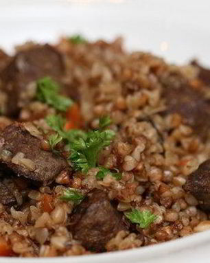 Каша гречневая с печенью в мультиварке