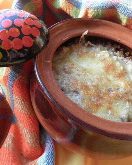 Рецепт каши гречневой, запеченной с грибами