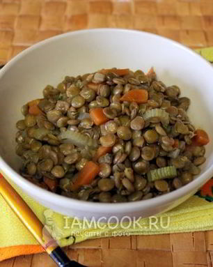 Каша из чечевицы