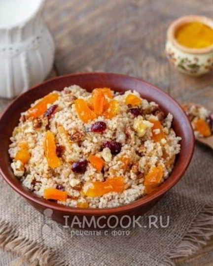 Рецепт каши из кускуса с молоком