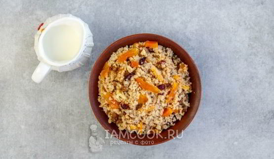 каша из кускуса с молоком