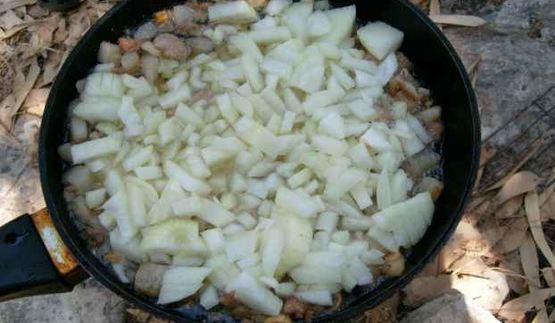 каша лесная