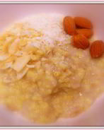 Каша на кокосовых сливках