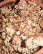 Каша в горшочке со свининой