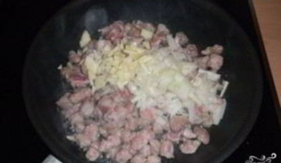 каша в горшочке со свининой