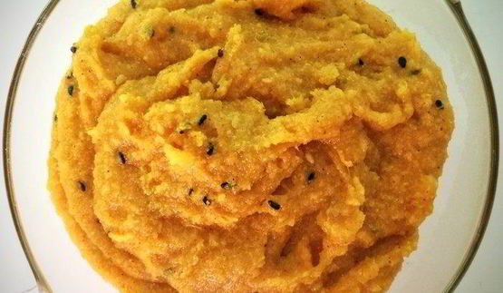 кукурузная каша с апельсином и имбирем