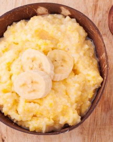 Рецепт кукурузной каши с бананом