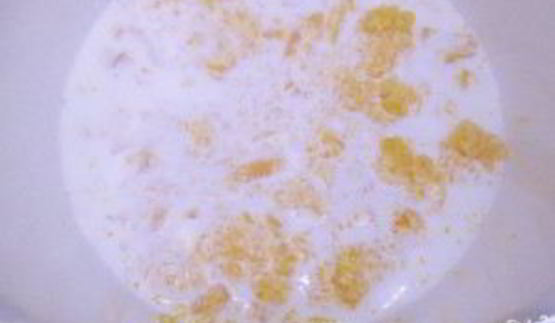 кукурузная каша с бананом