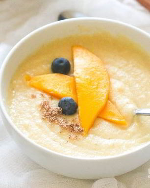 Кукурузная каша с молоком