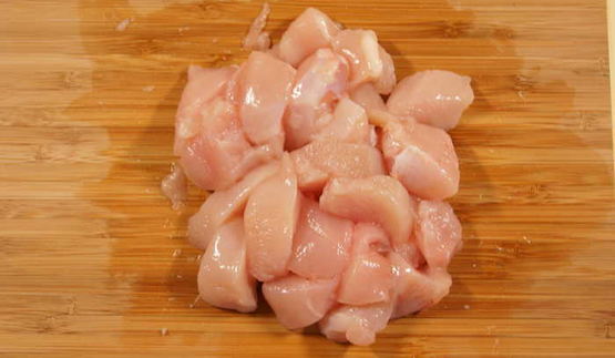 полента с курицей