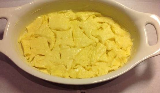 полента с сыром и помидорами