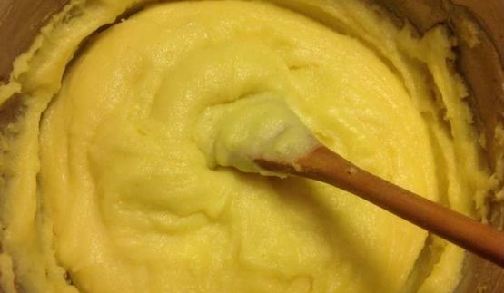 полента с сыром и помидорами