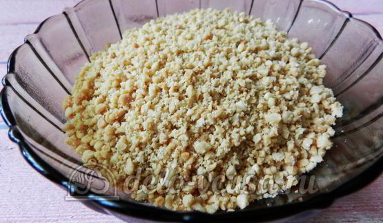 полента с тефтелями