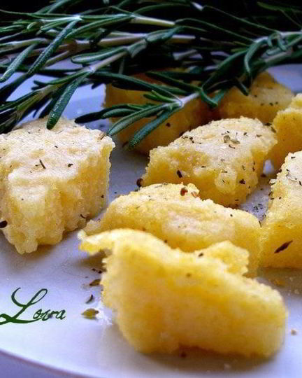 Рецепт жареной поленты polenta fritta