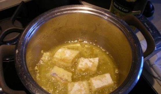 жареная полента polenta fritta